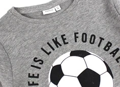 Name It grey melange fodbold sweatshirt